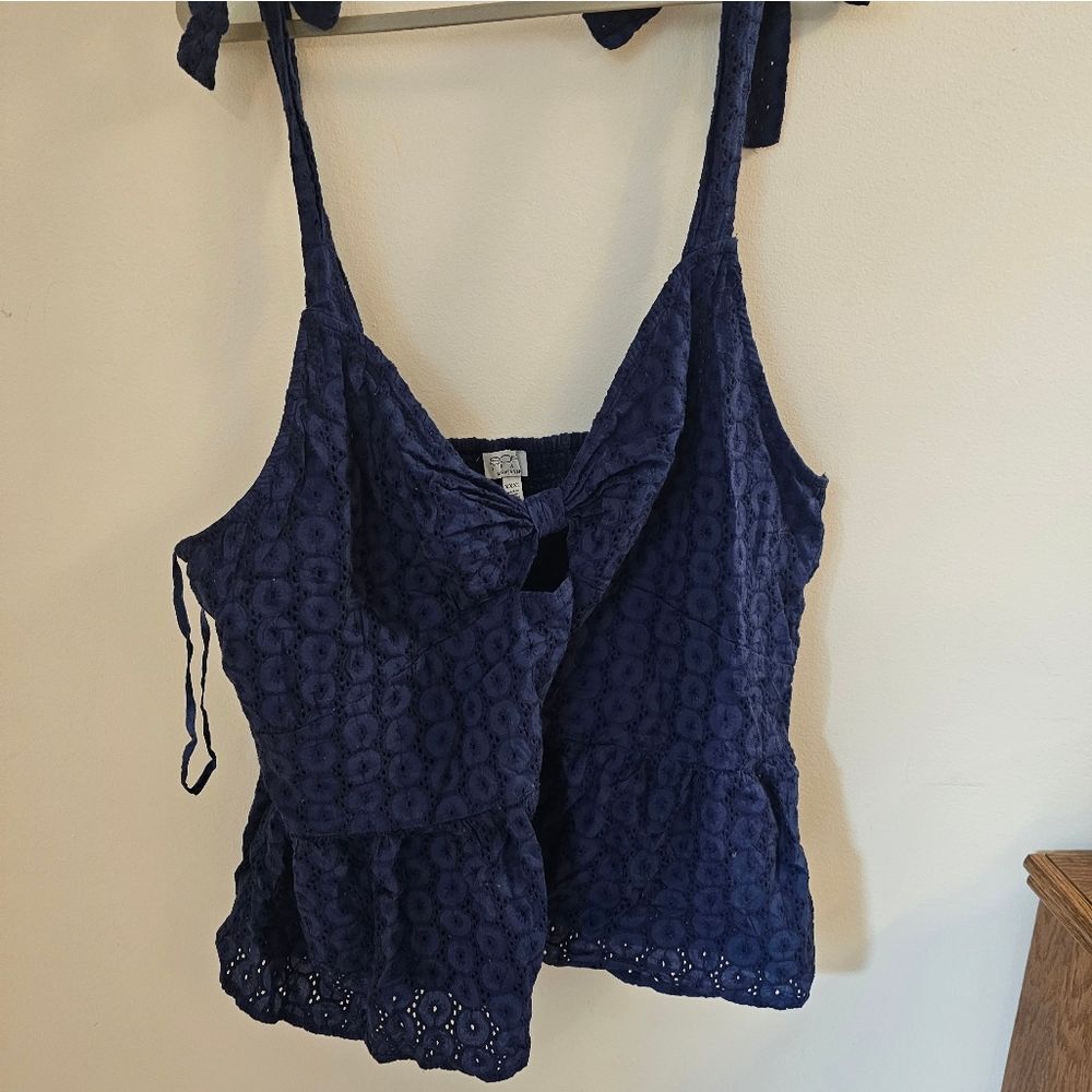 Sofia Vera blue shirt size 3x